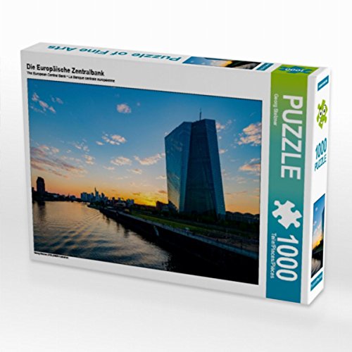 CALVENDO Puzzle Die Europäische Zentralbank 1000 Teile Puzzle quer | Lege-Größe cm Foto-Puzzle für glückliche Stunden von CALVENDO