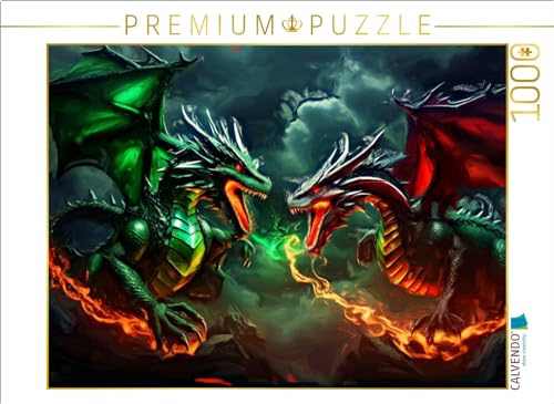 CALVENDO Puzzle Die Figur des Drachen erlebt in der aktuellen Fantasy"-Kultur eine Renaissance. | 1000 Teile Lege-Größe 64 x 48 cm Foto-Puzzle für glückliche Stunden von CALVENDO