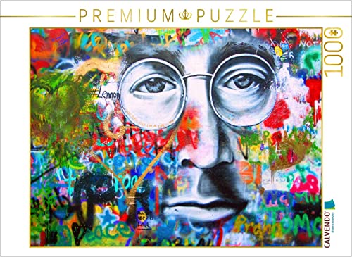 CALVENDO Puzzle Die Friedensmauer in Prag - John Lennon RIP 1000 Teile Lege-Größe 64 x 48 cm Foto-Puzzle Bild von Danniela H.Hospes von CALVENDO