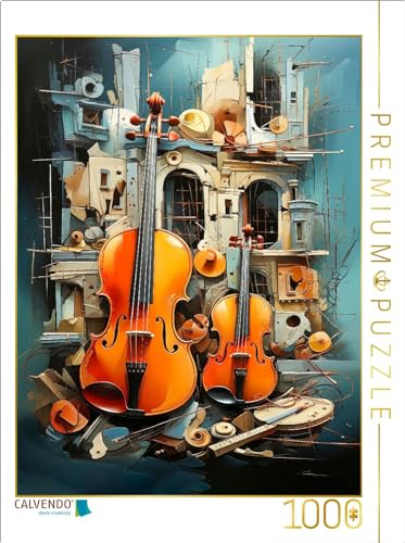 CALVENDO Puzzle Die Geige | 1000 Teile Lege-Größe 48 x 64 cm Foto-Puzzle für glückliche Stunden von CALVENDO