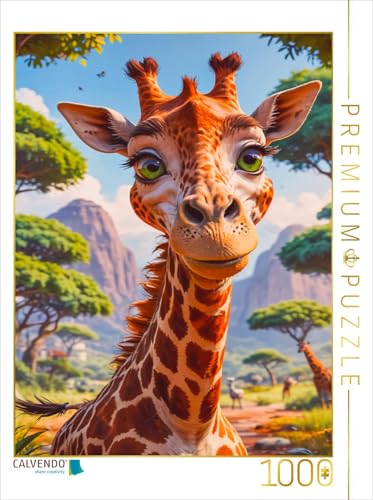 CALVENDO Puzzle Die Giraffe | 1000 Teile Lege-Größe 48 x 64 cm Foto-Puzzle für glückliche Stunden von CALVENDO