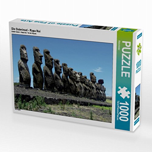 CALVENDO Puzzle Die Osterinsel - Rapa NUI 1000 Teile Puzzle quer | Lege-Größe cm Foto-Puzzle für glückliche Stunden von CALVENDO