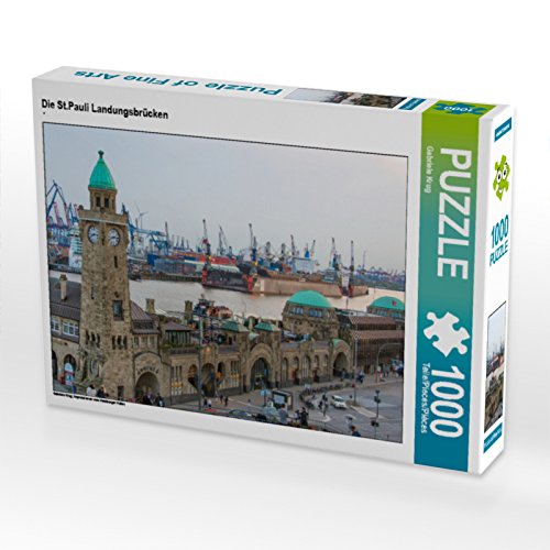 CALVENDO Puzzle Die St.Pauli Landungsbrücken 1000 Teile Puzzle quer | 1000 Teile Lege-Größe 64 x 48 cm Foto-Puzzle für glückliche Stunden CALVENDO Puzzle Die St.Pauli Landungsbrücken 1000 Teile Puzzle quer | 1000 Teile Lege-Größe 64 x 48 cm Foto-Puzzle für glückliche Stunden von CALVENDO
