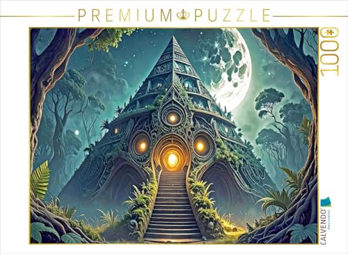 CALVENDO Puzzle Die Stufenpyramide in den Lysandrawäldern | 1000 Teile Lege-Größe 64 x 48 cm Foto-Puzzle für glückliche Stunden von CALVENDO