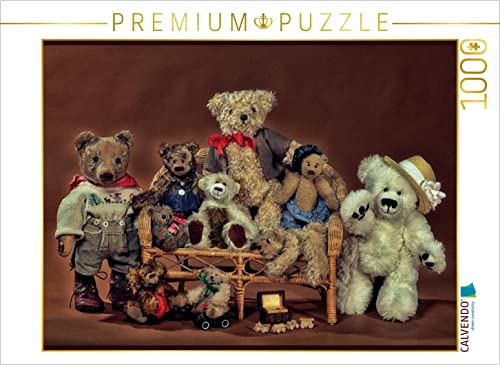 CALVENDO Puzzle EIN Motiv aus dem Kalender Die Teddys sind los | 1000 Teile Lege-Größe 64 x 48 cm Foto-Puzzle für glückliche Stunden von CALVENDO