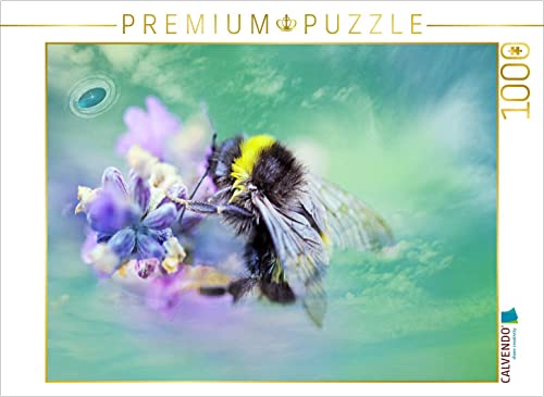 CALVENDO Puzzle Die kleine Hummel auf Nektarsuche 1000 Teile Lege-Größe 64 x 48 cm Foto-Puzzle Bild von Konstanze Junghanns von CALVENDO