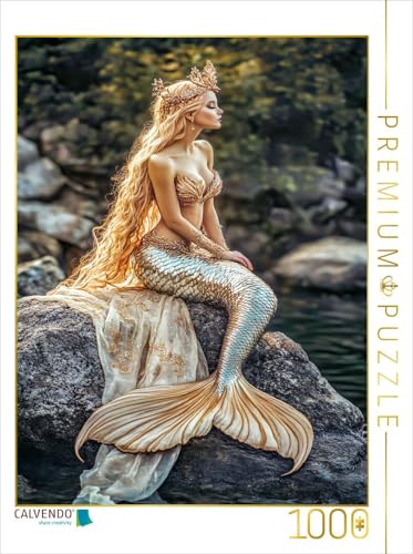 CALVENDO Puzzle Die kleine Meerjungfrau Text kommt noch | 1000 Teile Lege-Größe 48 x 64 cm Foto-Puzzle für glückliche Stunden von CALVENDO