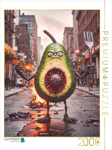 CALVENDO Puzzle Die unversöhnliche Monster Avocado | 2000 Teile Lege-Größe 67 x 90 cm Foto-Puzzle für glückliche Stunden von CALVENDO