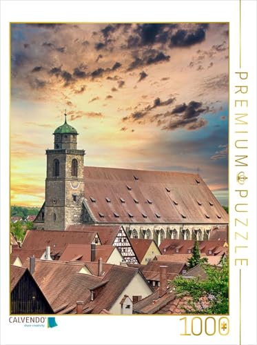CALVENDO Puzzle Dinkelsbühl, Münster St. Georg | 1000 Teile Lege-Größe 48 x 64 cm Foto-Puzzle für glückliche Stunden von CALVENDO