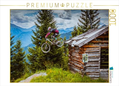 CALVENDO Puzzle EIN Motiv aus dem Kalender Downhill Action | Lege-Größe cm Foto-Puzzle für glückliche Stunden von CALVENDO