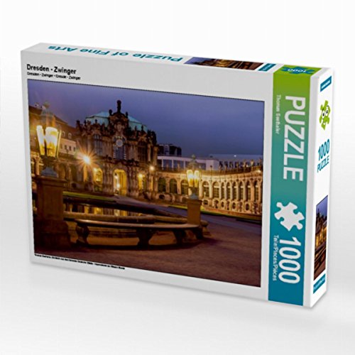 CALVENDO Puzzle Dresden - Zwinger 1000 Teile Puzzle quer | 1000 Teile Lege-Größe 64 x 48 cm Foto-Puzzle für glückliche Stunden von CALVENDO