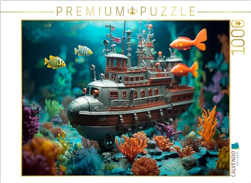CALVENDO Puzzle Drolliges U-Boot - Spielzeug unter Wasser | 1000 Teile Lege-Größe 64 x 48 cm Foto-Puzzle für glückliche Stunden CALVENDO Puzzle Drolliges U-Boot - Spielzeug unter Wasser | 1000 Teile Lege-Größe 64 x 48 cm Foto-Puzzle für glückliche Stunden von CALVENDO