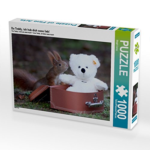 CALVENDO Puzzle Du Teddy, ich hab Dich sooo lieb! 1000 Teile Puzzle quer | 1000 Teile Lege-Größe 64 x 48 cm Foto-Puzzle für glückliche Stunden CALVENDO Puzzle Du Teddy, ich hab Dich sooo lieb! 1000 Teile Puzzle quer | 1000 Teile Lege-Größe 64 x 48 cm Foto-Puzzle für glückliche Stunden von CALVENDO