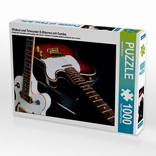CALVENDO Puzzle E-Gitarren mit Combo 1000 Teile Lege-Größe 64 x 48 cm Foto-Puzzle Bild von Renate Bleicher von CALVENDO