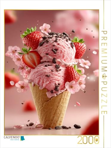 CALVENDO Puzzle EIN Erdbeertraum | 2000 Teile Lege-Größe 67 x 90 cm Foto-Puzzle für glückliche Stunden von CALVENDO