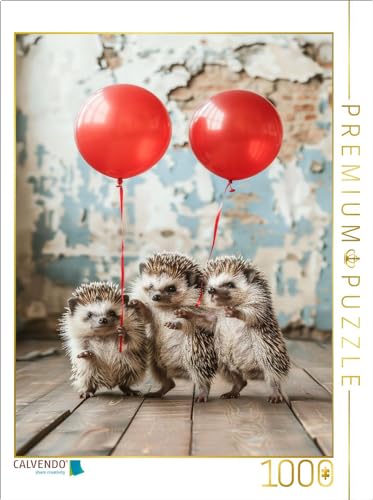 CALVENDO Puzzle EIN Igel ist kein Stacheldraht, er ist EIN Kleiner Held der Nacht | 1000 Teile Lege-Größe 64 x 48 cm Foto-Puzzle für glückliche Stunden von CALVENDO