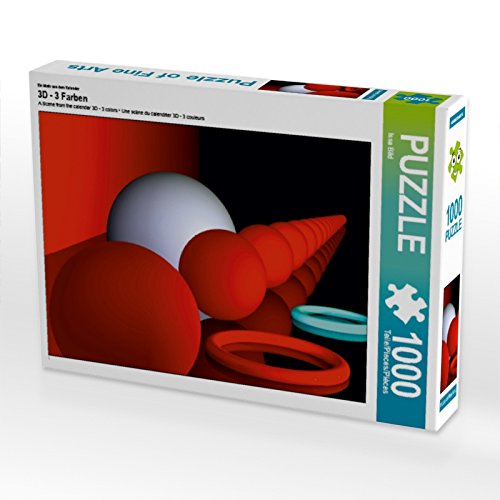 CALVENDO Puzzle EIN Motiv aus dem Kalender 3D - 3 Farben 1000 Teile Puzzle quer | 1000 Teile Lege-Größe 64 x 48 cm Foto-Puzzle für glückliche Stunden CALVENDO Puzzle EIN Motiv aus dem Kalender 3D - 3 Farben 1000 Teile Puzzle quer | 1000 Teile Lege-Größe 64 x 48 cm Foto-Puzzle für glückliche Stunden von CALVENDO