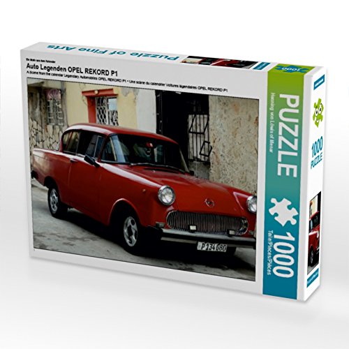 CALVENDO Puzzle EIN Motiv aus dem Kalender Auto Legenden OPEL Rekord P1 1000 Teile Puzzle quer | 1000 Teile Lege-Größe 64 x 48 cm Foto-Puzzle für glückliche Stunden von CALVENDO