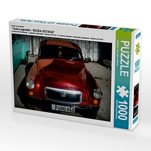 CALVENDO Puzzle EIN Motiv aus dem Kalender Auto-Legenden - Skoda Octavia 1000 Teile Puzzle quer | Lege-Größe cm Foto-Puzzle für glückliche Stunden von CALVENDO