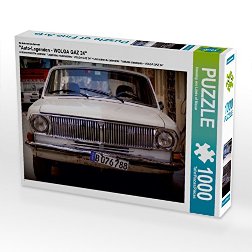CALVENDO Puzzle EIN Motiv aus dem Kalender Auto-Legenden - WOLGA GAZ 24" 1000 Teile Puzzle quer | 1000 Teile Lege-Größe 64 x 48 cm Foto-Puzzle für glückliche Stunden von CALVENDO