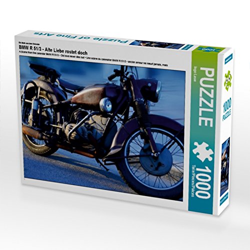 CALVENDO Puzzle EIN Motiv aus dem Kalender BMW R 51/3 - Alte Liebe rostet doch 1000 Teile Puzzle quer | 1000 Teile Lege-Größe 64 x 48 cm Foto-Puzzle für glückliche Stunden CALVENDO Puzzle EIN Motiv aus dem Kalender BMW R 51/3 - Alte Liebe rostet doch 1000 Teile Puzzle quer | 1000 Teile Lege-Größe 64 x 48 cm Foto-Puzzle für glückliche Stunden von CALVENDO