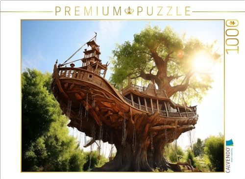 CALVENDO Puzzle EIN Motiv aus dem Kalender Baumhäuser - Traumhafte Luftschlösser | 1000 Teile Lege-Größe 64 x 48 cm Foto-Puzzle für glückliche Stunden von CALVENDO
