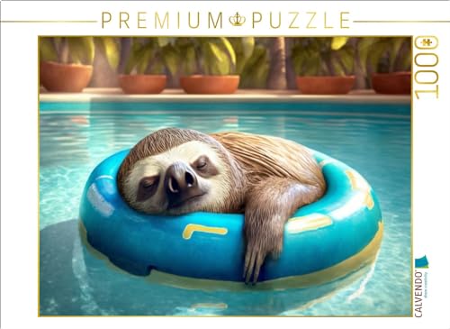 CALVENDO Puzzle EIN Motiv aus dem Kalender Der Kalender für echte Faultiere | 1000 Teile Lege-Größe 64 x 48 cm Foto-Puzzle für glückliche Stunden von CALVENDO