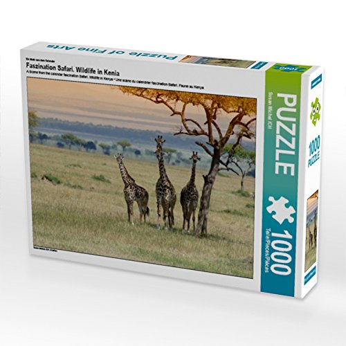 CALVENDO Puzzle EIN Motiv aus dem Kalender Faszination Safari. Wildlife in Kenia 1000 Teile Puzzle quer | 1000 Teile Lege-Größe 64 x 48 cm Foto-Puzzle für glückliche Stunden von CALVENDO