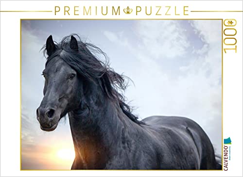 CALVENDO Puzzle EIN Motiv aus dem Kalender Friesen - stolze Giganten 1000 Teile Puzzle quer | 1000 Teile Lege-Größe 64 x 48 cm Foto-Puzzle für glückliche Stunden von CALVENDO