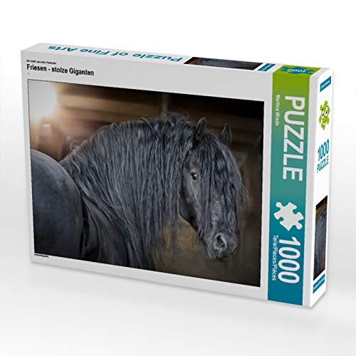 CALVENDO Puzzle EIN Motiv aus dem Kalender Friesen - stolze Giganten 1000 Teile Puzzle quer | 1000 Teile Lege-Größe 64 x 48 cm Foto-Puzzle für glückliche Stunden von CALVENDO