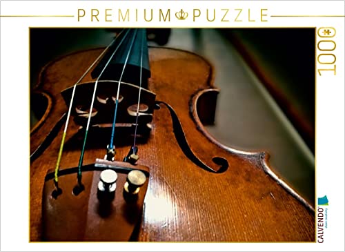 CALVENDO Puzzle EIN Motiv aus dem Kalender Geige - Bühne frei für EIN Reichtum an Klangfarben 1000 Teile Puzzle quer | 1000 Teile Lege-Größe 64 x 48 cm Foto-Puzzle für glückliche Stunden von CALVENDO
