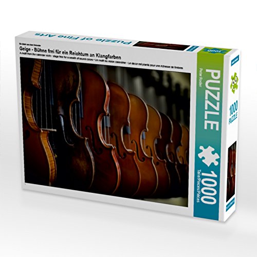 CALVENDO Puzzle EIN Motiv aus dem Kalender Geige - Bühne frei für EIN Reichtum an Klangfarben 1000 Teile Puzzle quer | 1000 Teile Lege-Größe 64 x 48 cm Foto-Puzzle für glückliche Stunden CALVENDO Puzzle EIN Motiv aus dem Kalender Geige - Bühne frei für EIN Reichtum an Klangfarben 1000 Teile Puzzle quer | 1000 Teile Lege-Größe 64 x 48 cm Foto-Puzzle für glückliche Stunden von CALVENDO