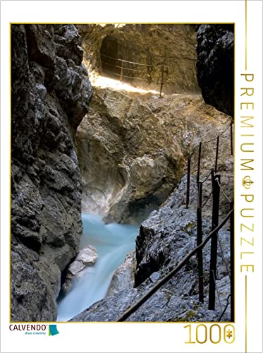 CALVENDO Puzzle EIN Motiv aus dem Kalender Höllentalklamm 1000 Teile Puzzle hoch | 1000 Teile Lege-Größe 48 x 64 cm Foto-Puzzle für glückliche Stunden von CALVENDO