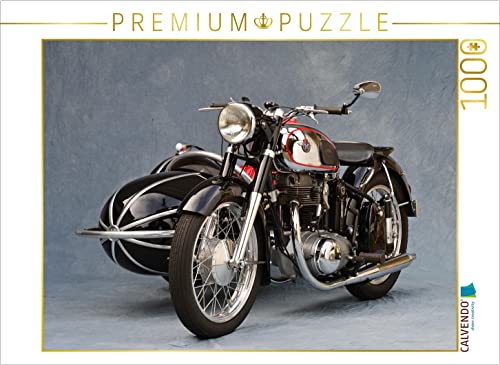 CALVENDO Puzzle EIN Motiv aus dem Kalender Horex Regina 3 mit Steib Seitenwagen S 501 1000 Teile Puzzle quer | Lege-Größe cm Foto-Puzzle für glückliche Stunden von CALVENDO