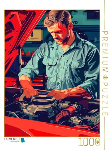 CALVENDO Puzzle EIN Motiv aus dem Kalender KFZ-Mechatroniker - Mein Traumberuf | 1000 Teile Lege-Größe 64 x 48 cm Foto-Puzzle für glückliche Stunden von CALVENDO
