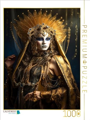 CALVENDO Puzzle EIN Motiv aus dem Kalender Karneval in Venedig | 1000 Teile Lege-Größe 48 x 64 cm Foto-Puzzle für glückliche Stunden von CALVENDO