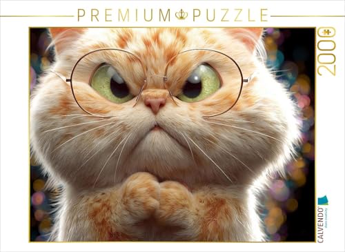 CALVENDO Puzzle EIN Motiv aus dem Kalender Katzenhumor im Blick | 2000 Teile Lege-Größe 90 x 67 cm Foto-Puzzle für glückliche Stunden von CALVENDO