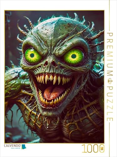 CALVENDO Puzzle EIN Motiv aus dem Kalender Kreaturen der Dunkelheit - Insektoider Schrecken | 1000 Teile Lege-Größe 48 x 64 cm Foto-Puzzle für glückliche Stunden von CALVENDO