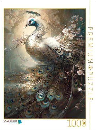 CALVENDO Puzzle EIN Motiv aus dem Kalender Malerische Pfaue | 1000 Teile Lege-Größe 48 x 64 cm Foto-Puzzle für glückliche Stunden CALVENDO Puzzle EIN Motiv aus dem Kalender Malerische Pfaue | 1000 Teile Lege-Größe 48 x 64 cm Foto-Puzzle für glückliche Stunden von CALVENDO