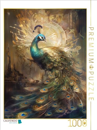 CALVENDO Puzzle EIN Motiv aus dem Kalender Malerische Pfaue | 1000 Teile Lege-Größe 48 x 64 cm Foto-Puzzle für glückliche Stunden CALVENDO Puzzle EIN Motiv aus dem Kalender Malerische Pfaue | 1000 Teile Lege-Größe 48 x 64 cm Foto-Puzzle für glückliche Stunden von CALVENDO
