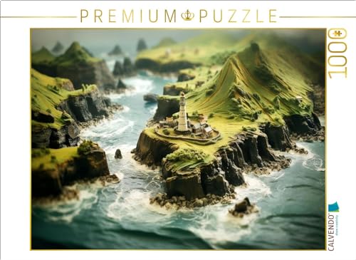 CALVENDO Puzzle EIN Motiv aus dem Kalender Miniaturwelt Inseln | 1000 Teile Lege-Größe 64 x 48 cm Foto-Puzzle für glückliche Stunden von CALVENDO