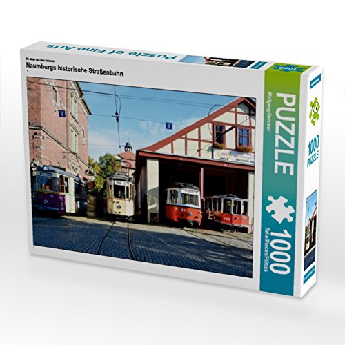 CALVENDO Puzzle EIN Motiv aus dem Kalender Naumburgs historische Straßenbahn 1000 Teile Puzzle quer | 1000 Teile Lege-Größe 64 x 48 cm Foto-Puzzle für glückliche Stunden von CALVENDO
