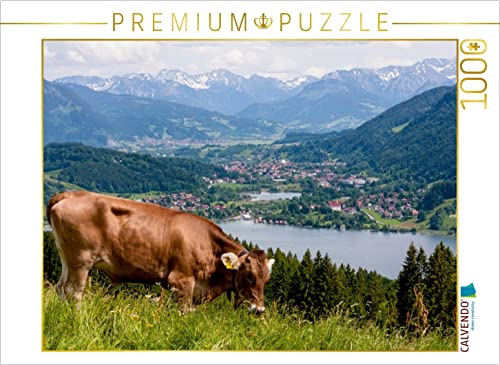 CALVENDO Puzzle EIN Motiv aus dem Kalender Oberallgäuer Landschaft 1000 Teile Puzzle quer | 1000 Teile Lege-Größe 64 x 48 cm Foto-Puzzle für glückliche Stunden von CALVENDO