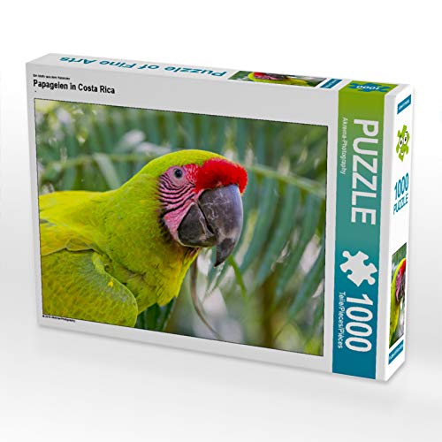 CALVENDO Puzzle EIN Motiv aus dem Kalender Papageien in Costa Rica 1000 Teile Puzzle quer | 1000 Teile Lege-Größe 64 x 48 cm Foto-Puzzle für glückliche Stunden von CALVENDO