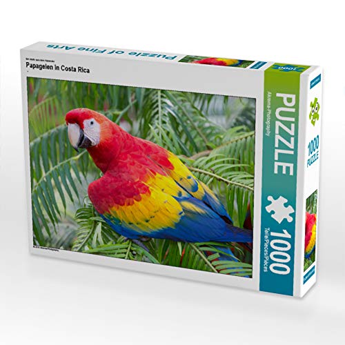 CALVENDO Puzzle EIN Motiv aus dem Kalender Papageien in Costa Rica 1000 Teile Puzzle quer | 1000 Teile Lege-Größe 64 x 48 cm Foto-Puzzle für glückliche Stunden von CALVENDO