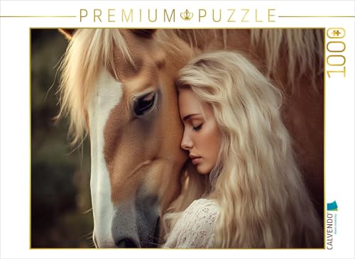 CALVENDO Puzzle EIN Motiv aus dem Kalender Pferde und Seelensprüche | 1000 Teile Lege-Größe 64 x 48 cm Foto-Puzzle für glückliche Stunden von CALVENDO