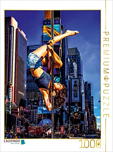CALVENDO Puzzle EIN Motiv aus dem Kalender Poledance on The Streets of New York | 1000 Teile Lege-Größe 48 x 64 cm Foto-Puzzle für glückliche Stunden von CALVENDO