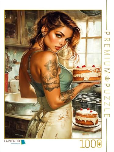 CALVENDO Puzzle EIN Motiv aus dem Kalender Tattoo Girls und Torten | 1000 Teile Lege-Größe 48 x 64 cm Foto-Puzzle für glückliche Stunden CALVENDO Puzzle EIN Motiv aus dem Kalender Tattoo Girls und Torten | 1000 Teile Lege-Größe 48 x 64 cm Foto-Puzzle für glückliche Stunden von CALVENDO