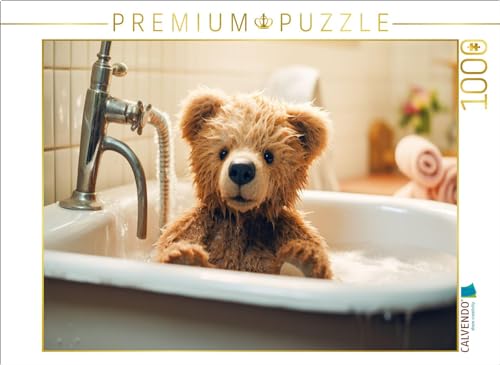 CALVENDO Puzzle EIN Motiv aus dem Kalender Teddybär und Seine Abenteuer | 1000 Teile Lege-Größe 64 x 48 cm Foto-Puzzle für glückliche Stunden von CALVENDO