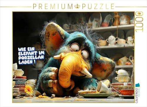 CALVENDO Puzzle EIN Motiv aus dem Kalender Tierisch Gute Redensarten | 1000 Teile Lege-Größe 64 x 48 cm Foto-Puzzle für glückliche Stunden CALVENDO Puzzle EIN Motiv aus dem Kalender Tierisch Gute Redensarten | 1000 Teile Lege-Größe 64 x 48 cm Foto-Puzzle für glückliche Stunden von CALVENDO